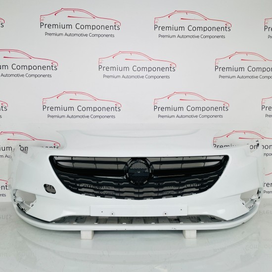 Vauxhall Corsa E Front Bumper Genuine White Mk4 39003567 | 2014 - 2019 [au35]