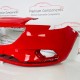 Vauxhall Corsa E Front Bumper Se Mk4 Genuine Red 39003567 | 2014 - 2019 [au52]
