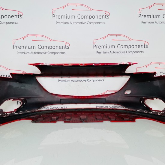 Vauxhall Corsa E Front Bumper Se Mk4 Genuine Red 39003567 | 2014 - 2019 [au52]