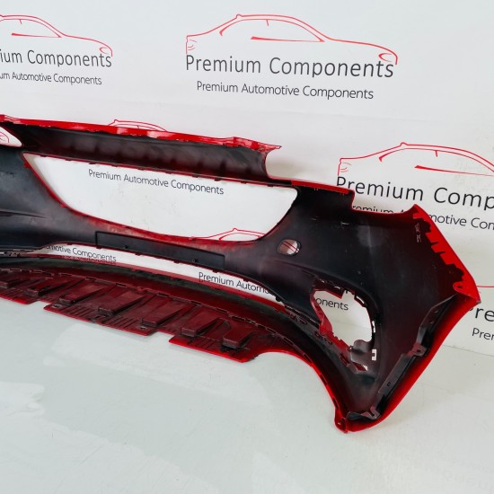 Vauxhall Corsa E Front Bumper Se Mk4 Genuine Red 39003567 | 2014 - 2019 [au52]
