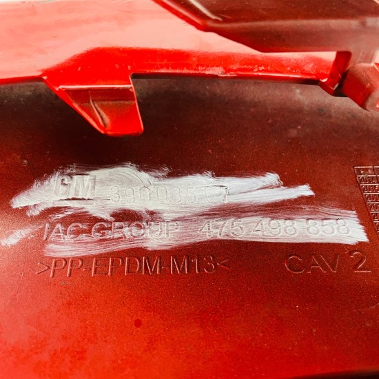 Vauxhall Corsa E Front Bumper Mk4 Genuine Red 39003567 | 2014-2019 [aw42]