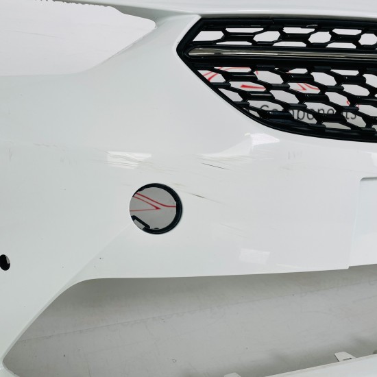 Vauxhall Corsa F Front Bumper Sri Genuine White 475498858 | 2019-2022 [aw68]