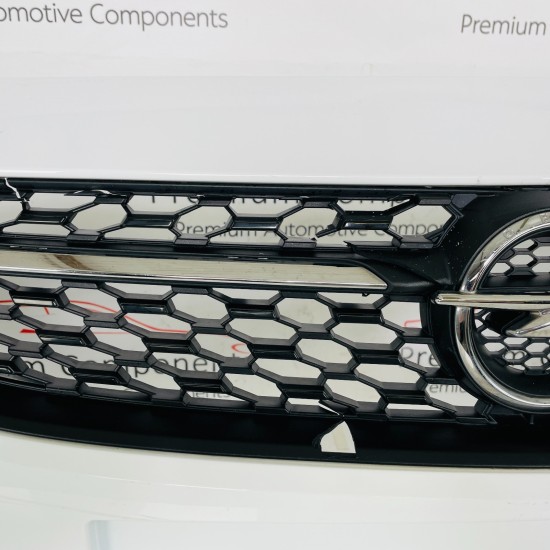 Vauxhall Corsa F Front Bumper Sri Genuine White 475498858 | 2019-2022 [aw68]
