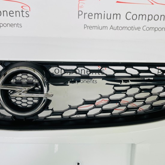 Vauxhall Corsa F Front Bumper Sri Genuine White 475498858 | 2019-2022 [aw68]