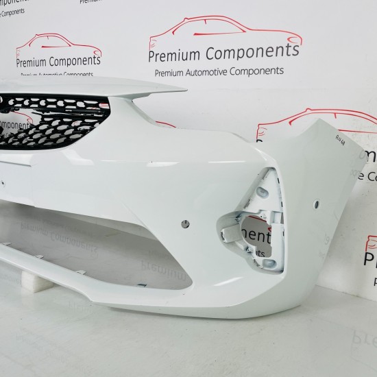 Vauxhall Corsa F Front Bumper Sri Genuine White 475498858 | 2019-2022 [aw68]