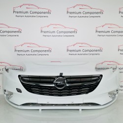 Vauxhall Corsa E Front Bumper Mk4 Genuine White 39003567 | 2014-2019 [aw145]