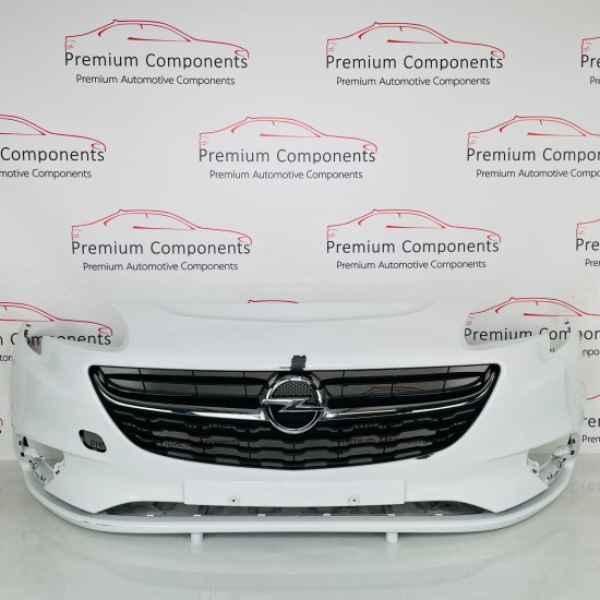 Vauxhall Corsa E Front Bumper Mk4 Genuine White 39003567 | 2014-2019 [aw145]