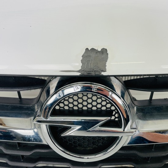 Vauxhall Corsa E Front Bumper Mk4 Genuine White 39003567 | 2014-2019 [aw145]