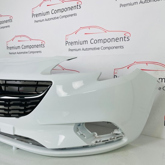 Vauxhall Corsa E Front Bumper Mk4 Genuine White 39003567 | 2014-2019 [aw145]