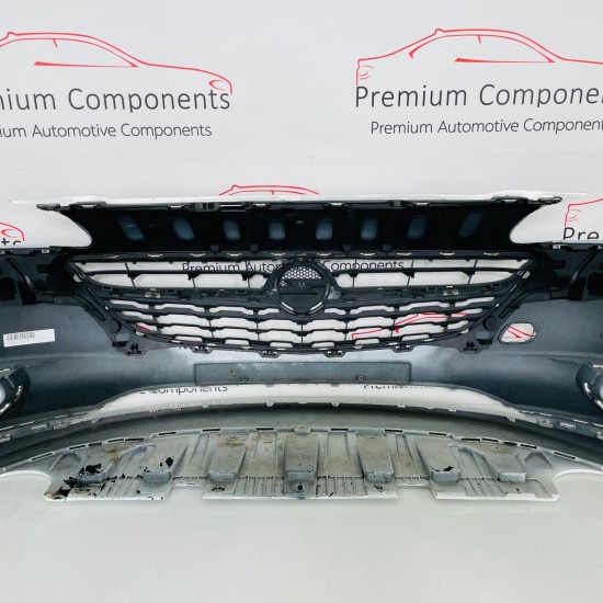 Vauxhall Corsa E Front Bumper Mk4 Genuine White 39003567 | 2014-2019 [aw145]