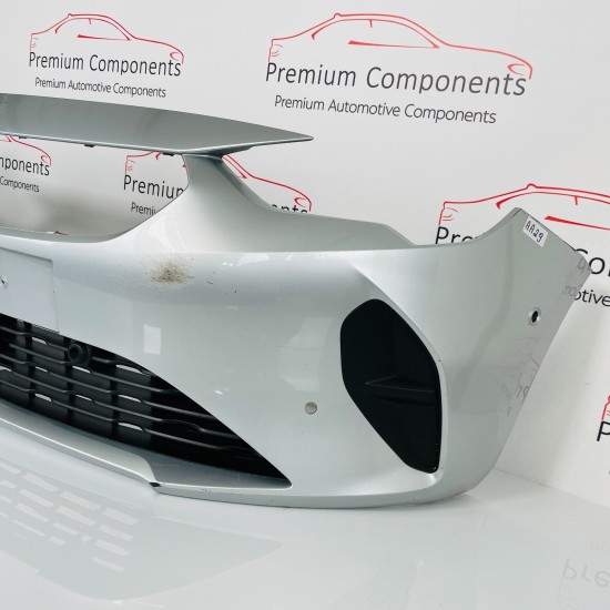 Vauxhall Corsa F Front Bumper  With Grill Genuine Silver 2019 - 2022 [aa29]