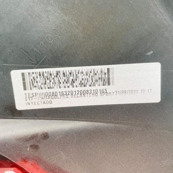 Vauxhall Corsa F Front Bumper Sri Genuine Red 475498858 | 2019-2022 [Bb35]