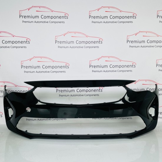 Vauxhall Corsa F Front Bumper Sri Genuine Black 475498858 | 2019-2022 [Bb43]