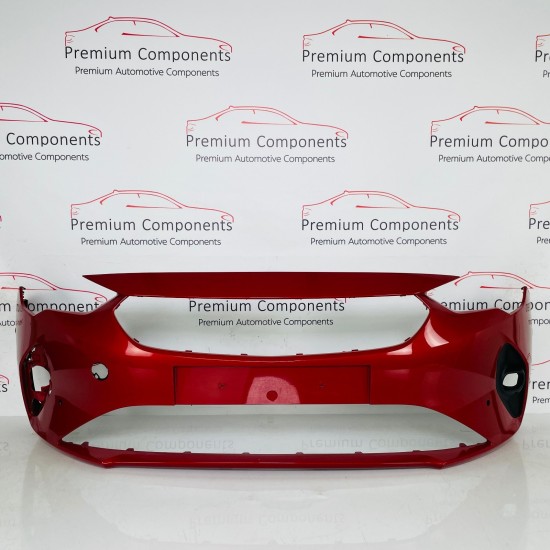 Vauxhall Corsa F Front Bumper Genuine Red 475498858 | 2019-2022 [Bb53]