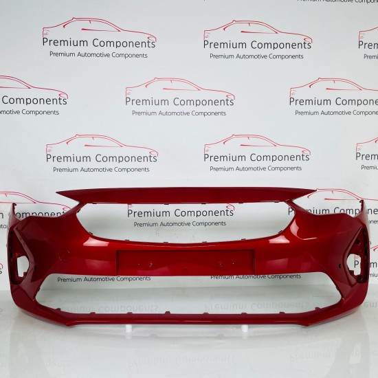 Vauxhall Corsa F Front Bumper Sri Genuine Red 475498858 | 2019-2022 [Bb56]