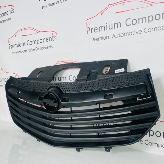 Vauxhall Vivaro Grille Front Bumper Black Genuine 623104066r | 2015-2019 [zc33]