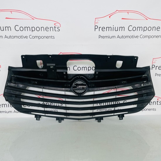 Vauxhall Vivaro Grille Front Bumper Black Genuine 623104066r | 2015-2019 [zc33]