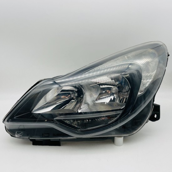 Vauxhall Corsa D Headlight Left Side Genuine 13385434 | 2011-2015 [l50]