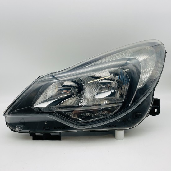 Vauxhall Corsa D Headlight Left Side Genuine 13385434 | 2011-2015 [l50]