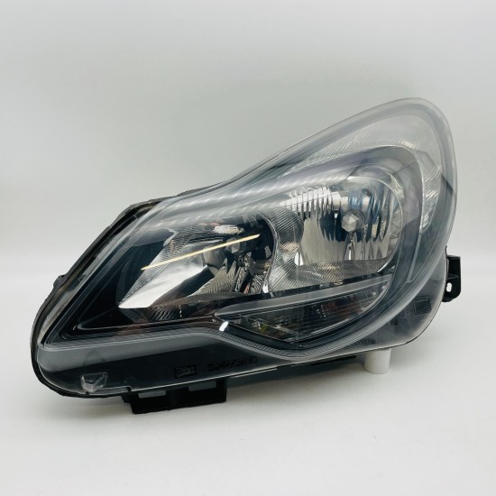 Vauxhall Corsa D Headlight Left Side Genuine 13385434 | 2011-2015 [l50]