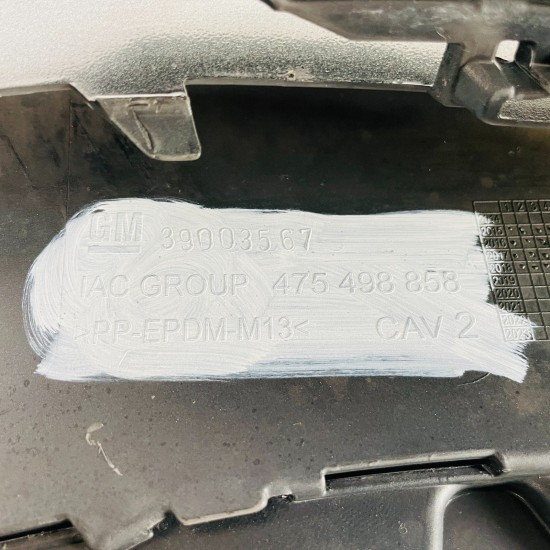 Vauxhall Corsa E Front Bumper Mk4 Genuine Grey 39003567 | 2014-2019 [Bg21]