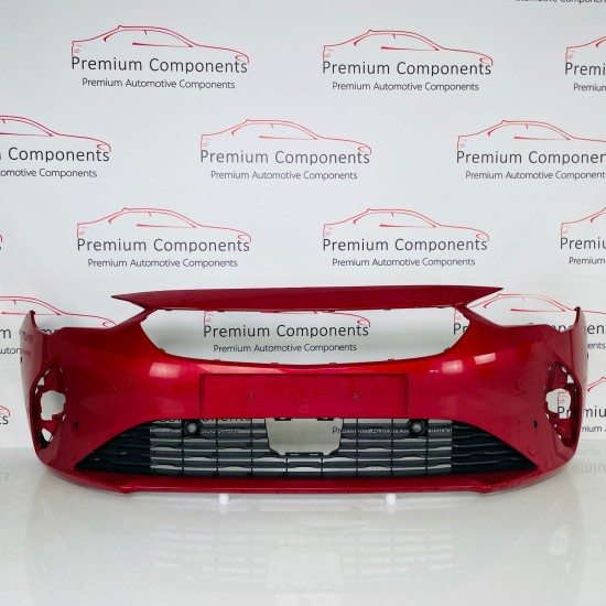Vauxhall Corsa F Front Bumper Se Elite Genuine Red 9830280980 | 2019-2022 [Bg26]