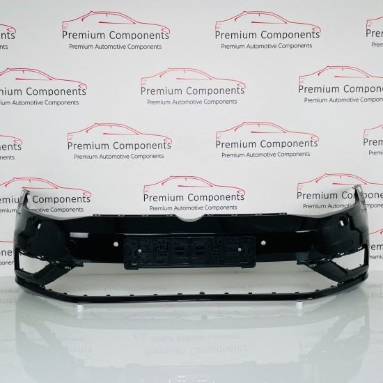 Volkswagen VW Golf Front Bumper Skin Black Mk7.5 Face Lift Se 2017 – 2020 [af46]