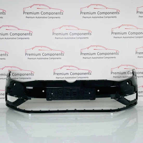 Volkswagen VW Golf Front Bumper Skin Black Mk7.5 Face Lift Se 2017 – 2020 [af46]