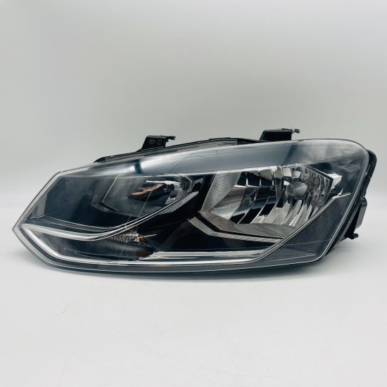 VW Polo Passenger Headlight Genuine Mk5 Left Nearside Headlamp 2014 - 2018 [l348 VW Polo Passenger Headlight Genuine Mk5 Left Nearside Headlamp 2014 - 2018 [l348