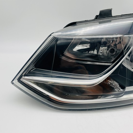 VW Polo Passenger Headlight Genuine Mk5 Left Nearside Headlamp 2014 - 2018 [l348 VW Polo Passenger Headlight Genuine Mk5 Left Nearside Headlamp 2014 - 2018 [l348
