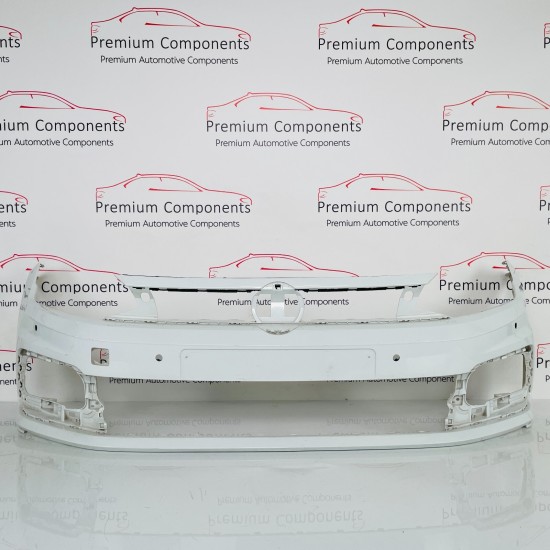 VW Polo Front Bumper Skin Genuine Gti / R Line In White 2017 - 2021 [ak41]
