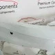 VW Polo Front Bumper Skin Genuine Gti / R Line In White 2017 - 2021 [ak41]