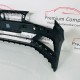 VW Polo Front Bumper Skin Genuine Black Mk6 Se Sensor Holes 2017 - 2021 [ak52]