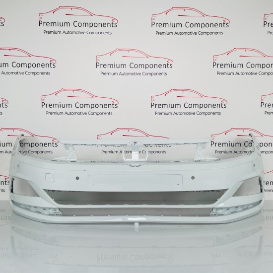 VW Polo Front Bumper Skin Genuine White Mk6 Se - No Repairs - 2017 - 2021 [ad3]