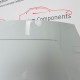 VW Touran R Line Rear Bumper Skin Genuine White - No Repairs - 2015 – 2020 [ak81 VW Touran R Line Rear Bumper Skin Genuine White - No Repairs - 2015 – 2020 [ak81