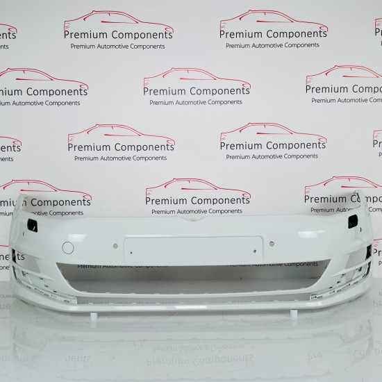 VW Golf Mk7 Front Bumper Skin Genuine White Se 2017 – 2020 [al23]