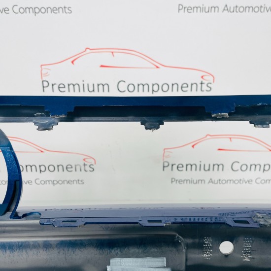 VW Polo Front Bumper Genuine Blue Mk6 Se With Pdc 2017 - 2022 [ac1]