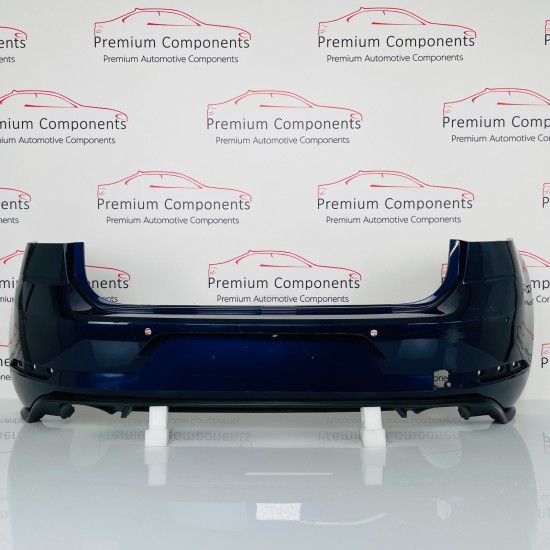 VW Golf Rear Bumper Genuine Blue Mk7.5 Face Lift 2017 – 2020 [s39]