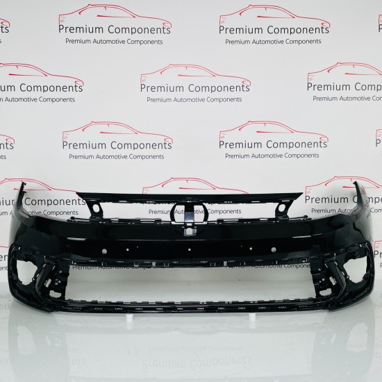 VW Polo Front Bumper Genuine Black Mk6 R-line 2022 - 2024 [an62]