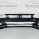 VW Polo Front Bumper Genuine Black Mk6 Se With Pdc 2017 - 2022 [an65]