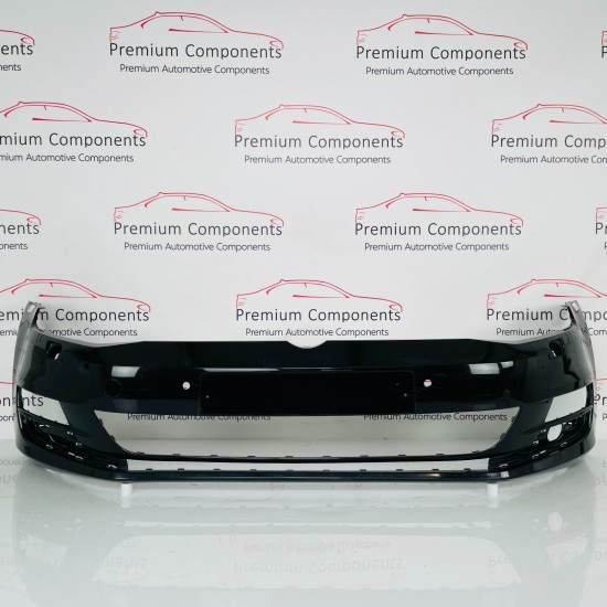 VW Golf Front Bumper Skin Genuine Black Mk7 Se 2013 – 2017 [an69]