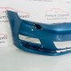 VW Golf Front Bumper Genuine Blue Mk7 Se Pdc & Washer Jets 2013 – 2017 [an89]