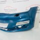 VW Golf Front Bumper Genuine Blue Mk7 Se Pdc & Washer Jets 2013 – 2017 [an89]