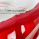 VW Polo Front Bumper Genuine Red Mk6 R-line 2022 - 2024 [an135]