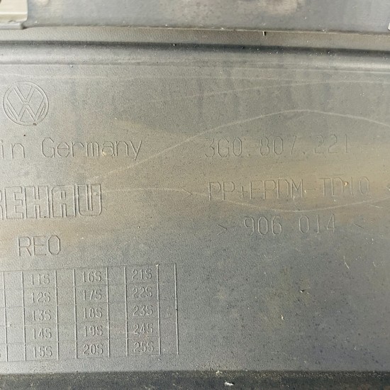 VW Passat Front Bumper Genuine Black B8 2015 – 2019 [ao90]