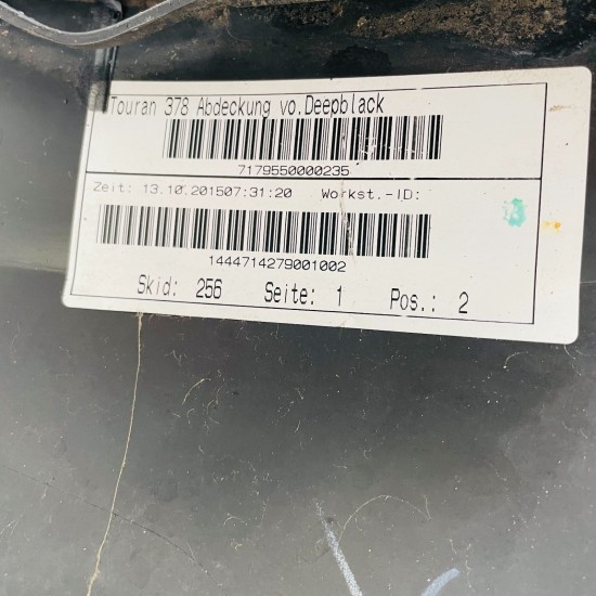 VW Touran Front Bumper Mk2 Highline Deep Black 2015 – 2020 [ao88]