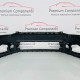 VW Polo Front Bumper Genuine Black Mk5 Se With Pdc 2014 - 2017 [ao94]