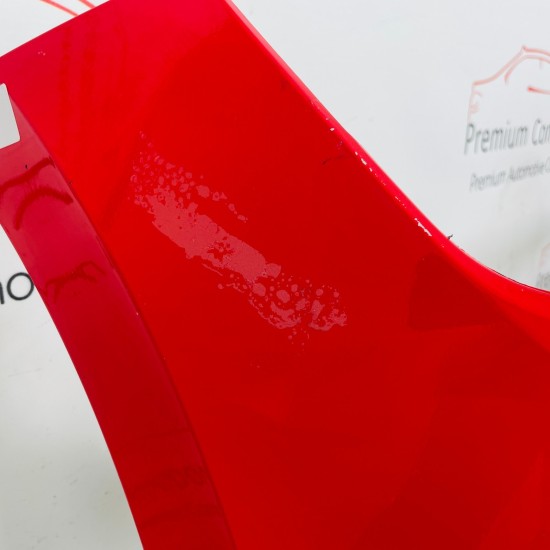 VW Polo Front Bumper Genuine Red Mk6 Se 2017 - 2022 [al54]