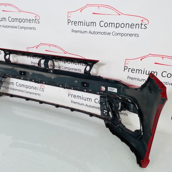 VW Polo Front Bumper Genuine Red Mk6 R-line 2022 - 2024 [an135]