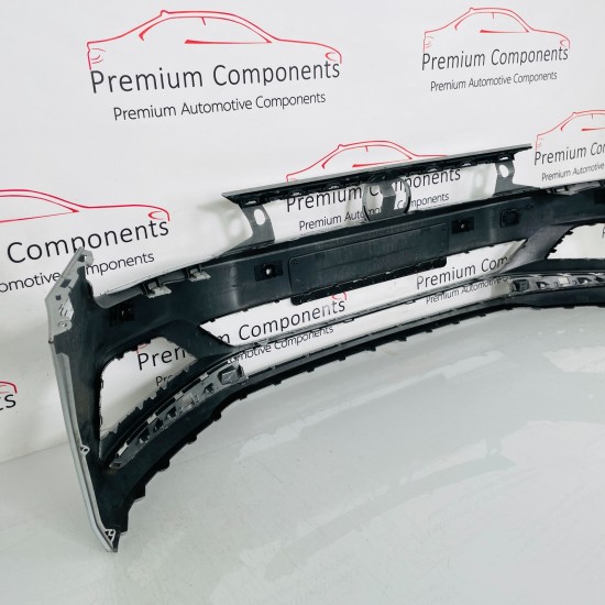 VW Polo Front Bumper Genuine Silver Mk6 Se With Pdc 2017 - 2022 [an140]
